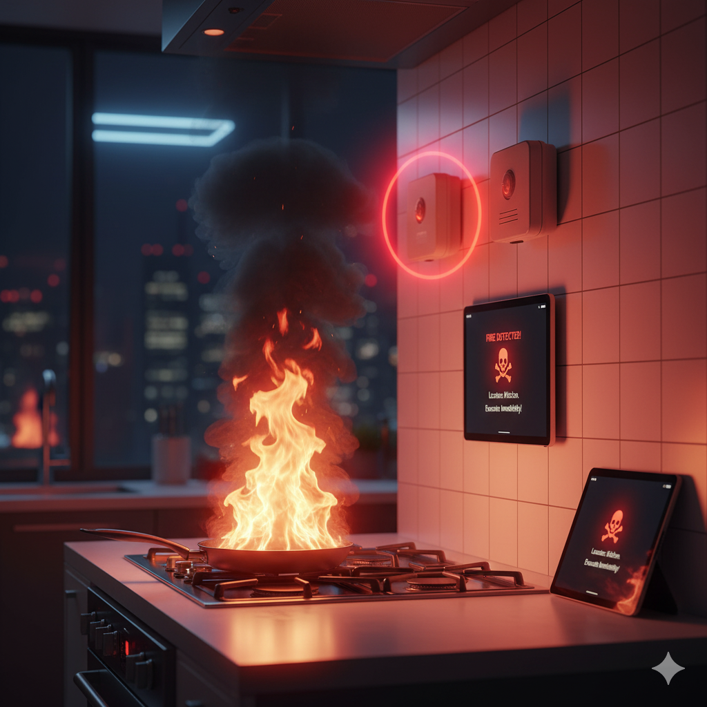 حساسات الحرائق واللهب